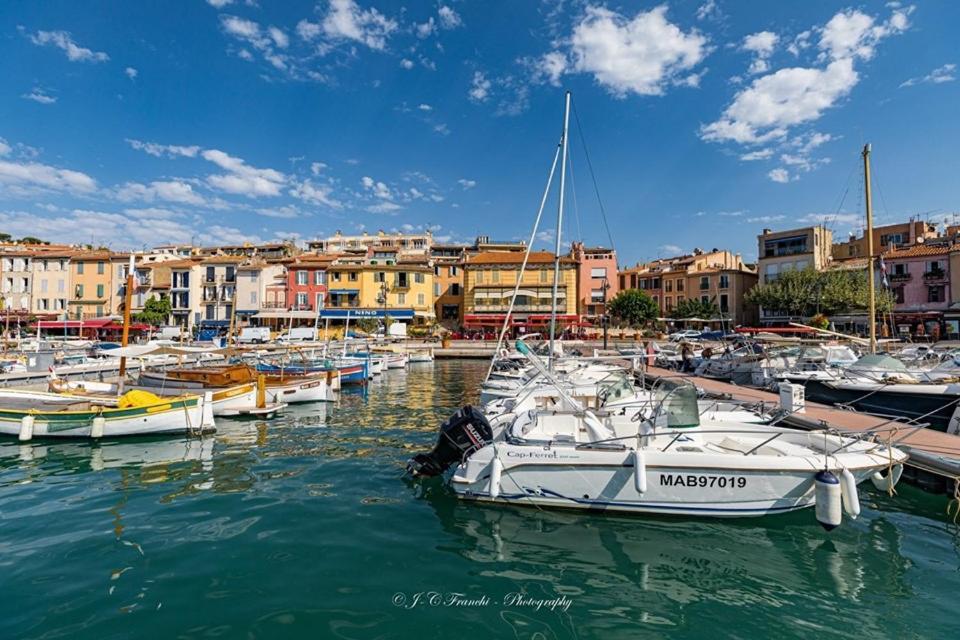 Cassis Grande Terrasse Emplacement Au Top A 1 Minute De La Plage A Pieds Exteriör bild